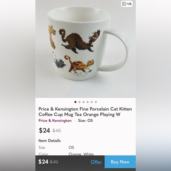 🐶HP! 2 Cat & Dog Mugs by Price Kensington. - Picture 13 of 13